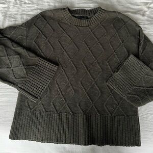 Sanctuary Khaki Knit Sweater
